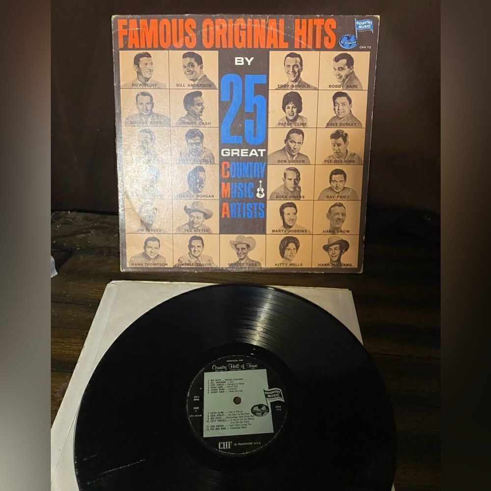 Vintage country vinyl various artists